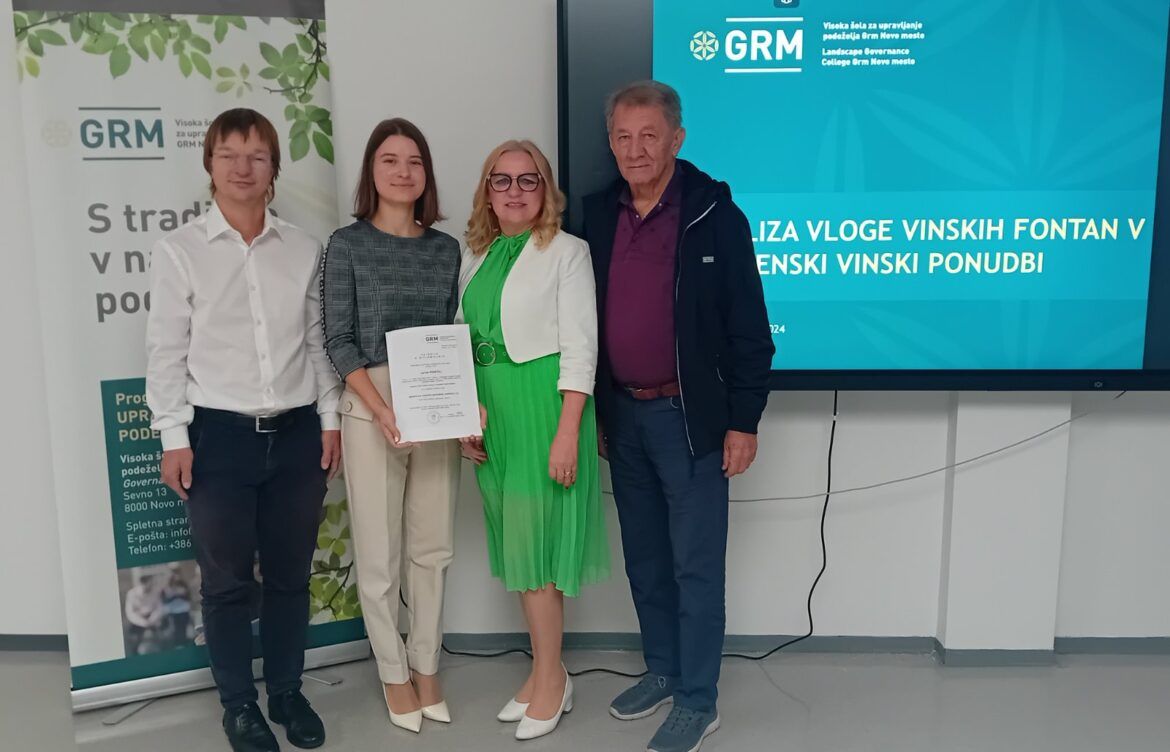 VŠ Grm Novo mesto bogatejša za eno diplomantko
