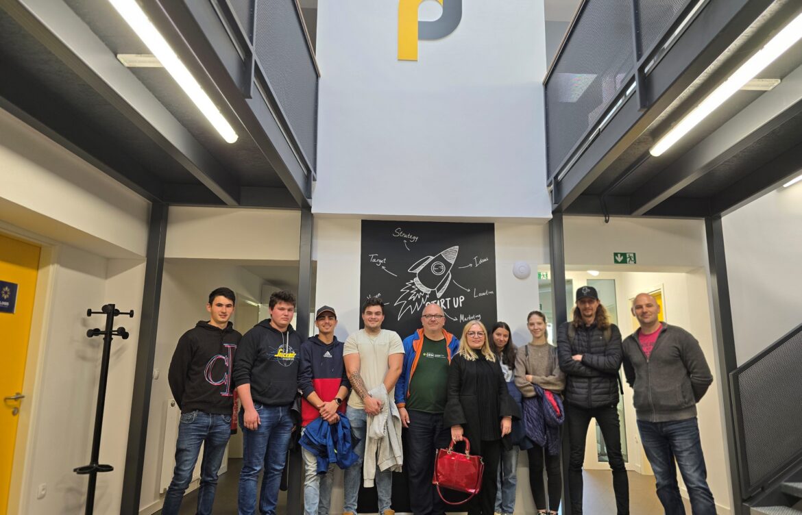 Študenti VŠ Grm Novo mesto v Podjetniškem inkubatorji Krško
