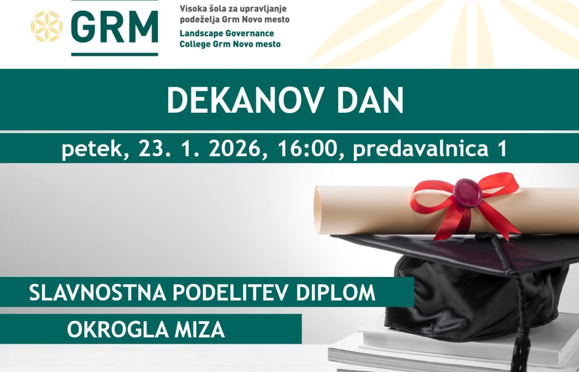 Slavnostna podelitev diplom VŠ Grm Novo mesto