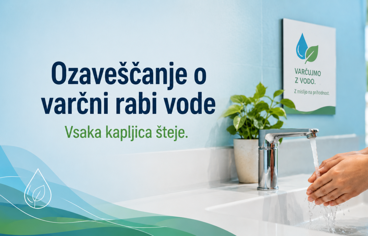Ozaveščanje o varčni rabi vode v visokošolskih prostorih💦